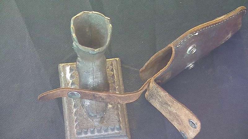 El Paso 32 Auto, brown leather gun holster