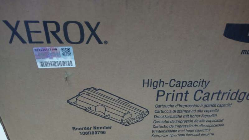 Xerox Phaser 3635MFP Black Toner Cartridge 10,000 Pages Original 108R00796 Single-pack