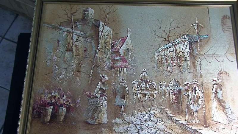 Boris Chezar, oil and sand paintings, Paris, Part 1 & Part 2 together