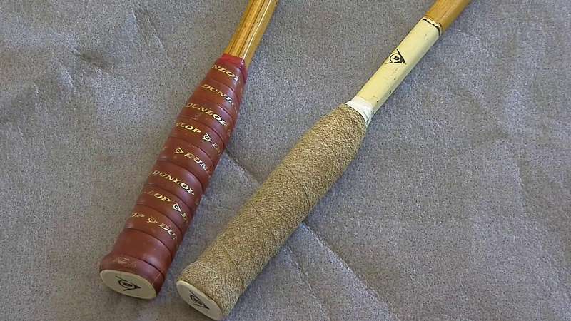 2 x DUNLOP VINTAGE  Wood squash racket MAXPLY & OURSTAR