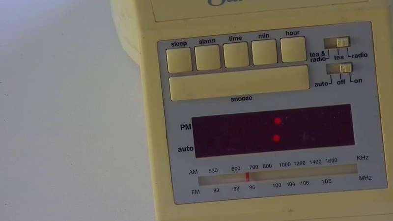 Automatic Alarm / Clock / Radio Tea/Coffee Maker