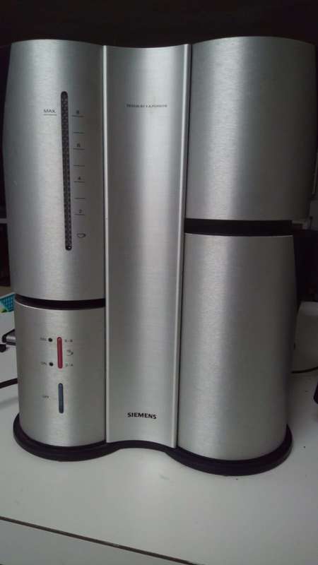 Siemens coffee machine Model No TC91100/02 FD8106 Designed by F.A Porsche