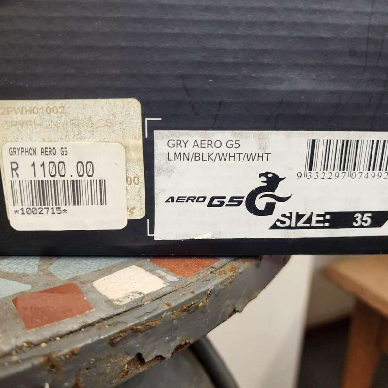 Gryphon Aero G5  Indoor Hockey Shoes UK 3