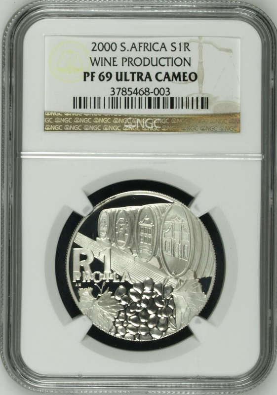 2000 Wine Production R1 NGC PF69 Ultra Cameo