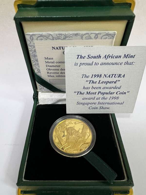 1998 Gold Natura Series - Leopard 1/2 Oz