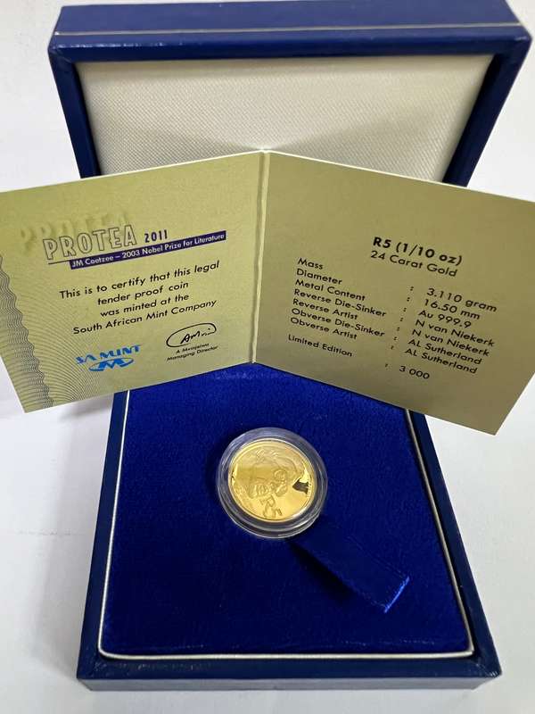 2011 Protea Series Gold R5 1/10 Oz