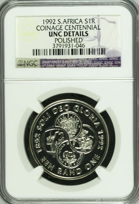 1992 Coinage Centennial R1 UNC Details Polished