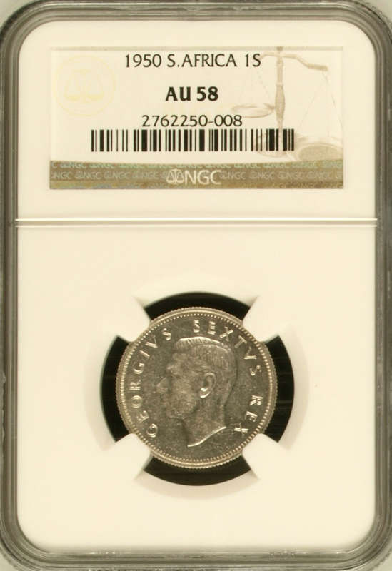 1950 1 Shilling AU58