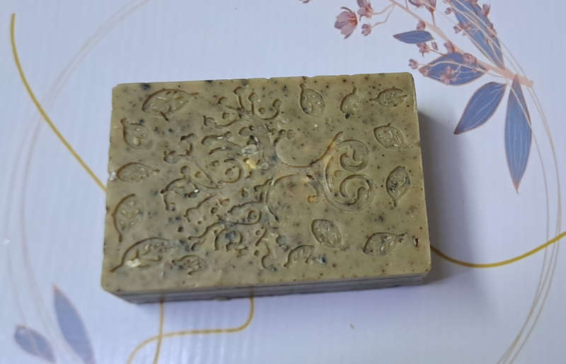 Natural non-toxic oat milk and coffee soap