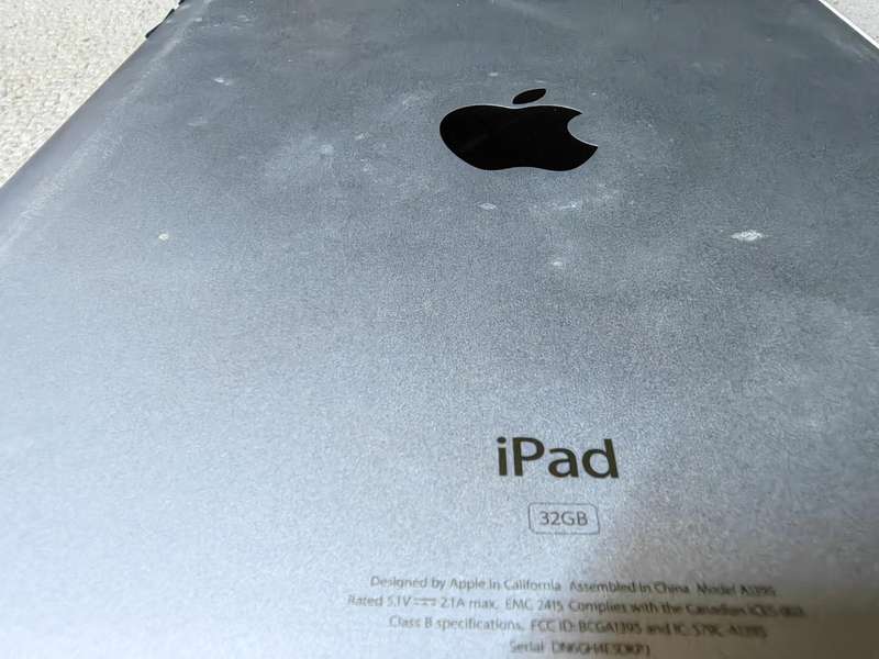 Ipad for repair