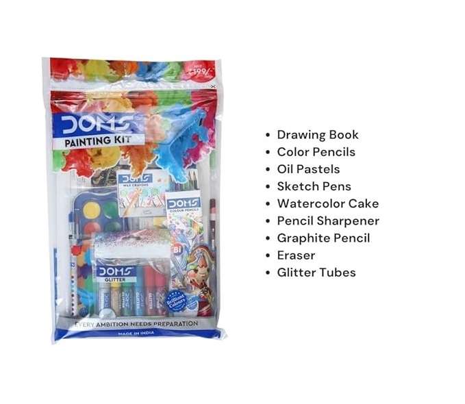 DOMS 7254 (Multicolour) Paint kit