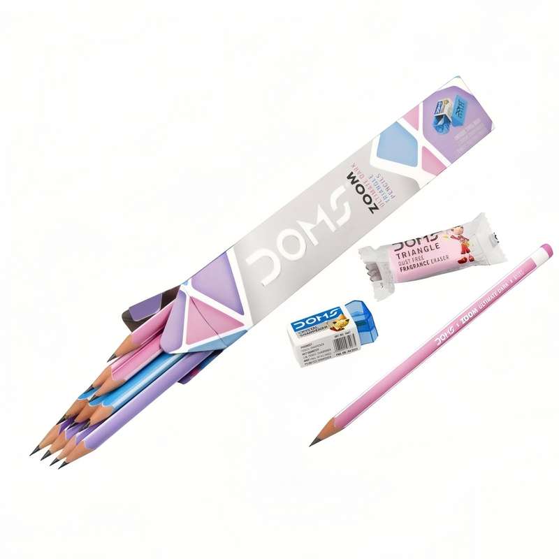 DOMS Hexagonal Pencil 8492 (Set of 12, Mixed)
