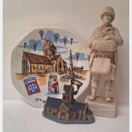 WW2.USA.Normandy D-Day Post War Paratrooper Commemorative Lot