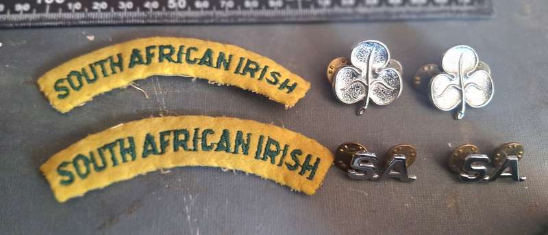 SADF SA IRISH BADGE LOT