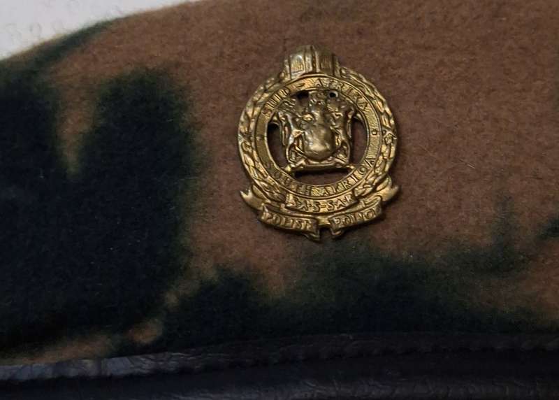 South African Railway Police Camo Beret