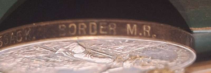 Boer War - Q.S.A. Medal (Def. of. Ladysmith) - Border Mounted Rifles`