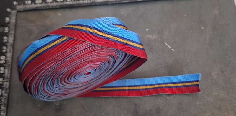 Rhodesian General Service Miniature Medal Ribbon Roll