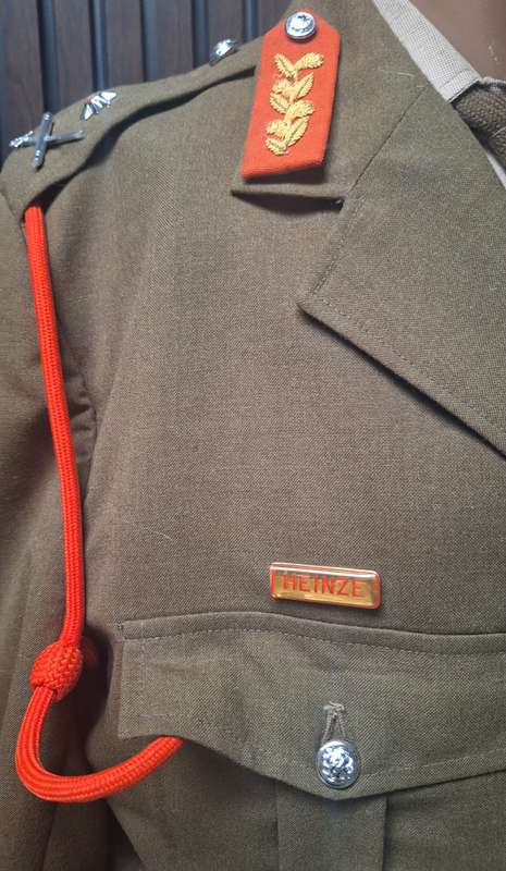 SANDF Brigadier General Hans Heinze Uniform