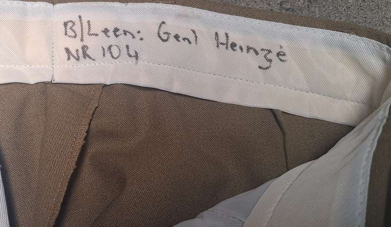 SANDF Brigadier General Hans Heinze Uniform