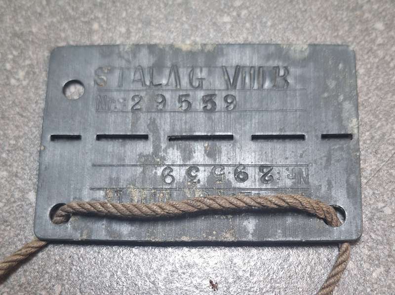 WW2 RAND LIGHT INFANTRY (RLI) POW MEDAL GROUP ,PAPERS & DOG TAG