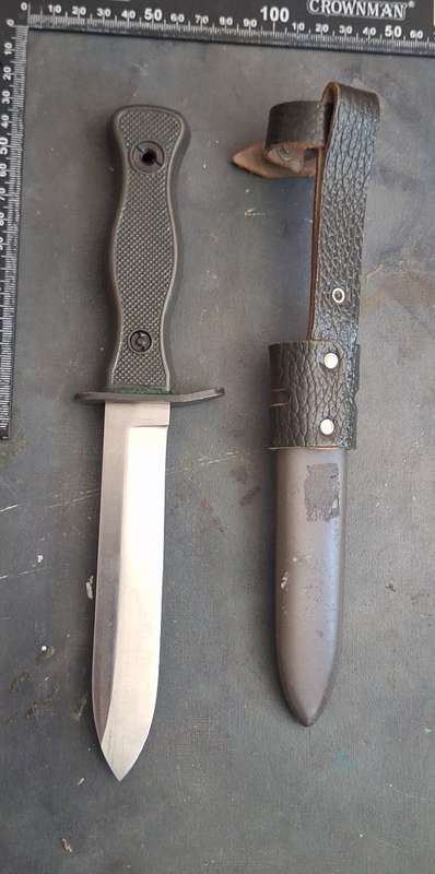 Bundeswehr / German Army knife, Kampfmesser 1968.
