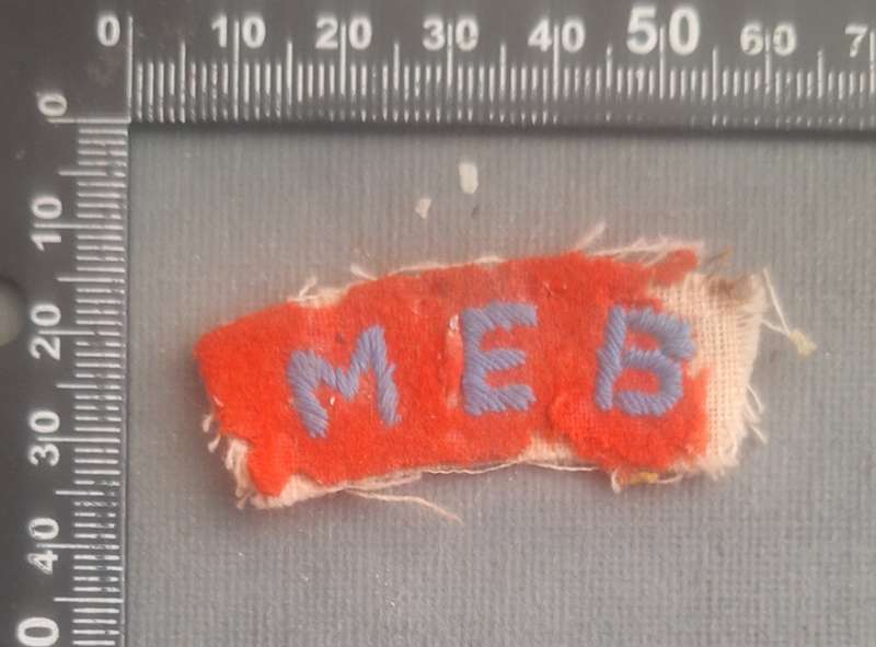 WW2 South African Mines Engineering Brigade Shoulder Title