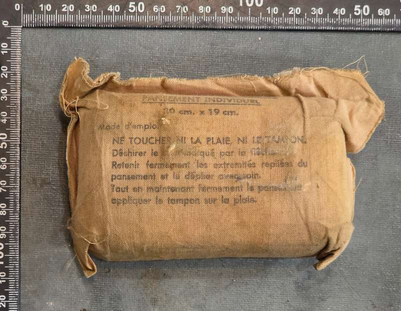 Unopened Post WW2 British Joint Services Camo First Aid Field Dressing