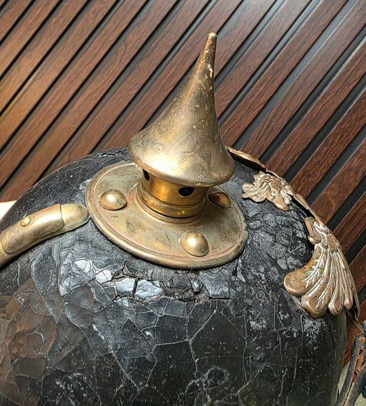 KAISER GERMAN WW1 BADEN PICKELHAUBE HELMET