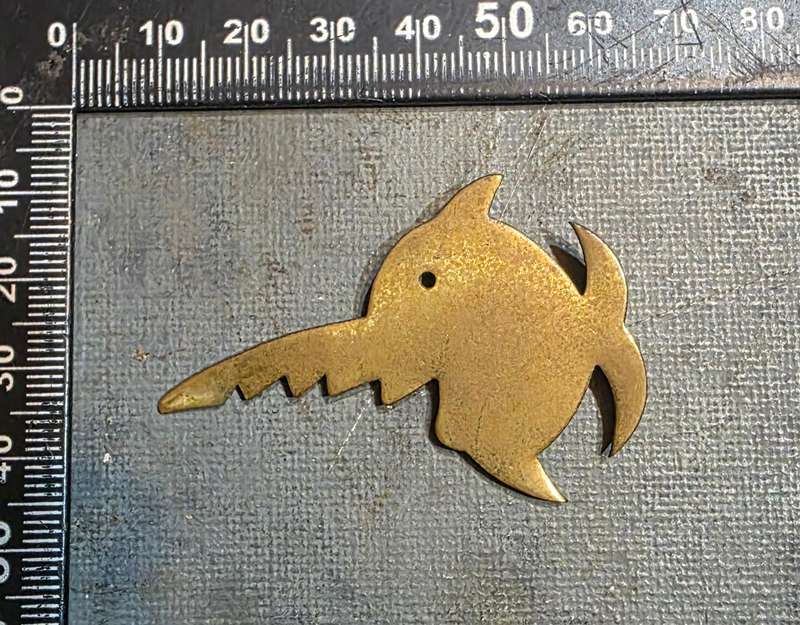 WW2 U-BOAT SAWFISH HAT BADGE