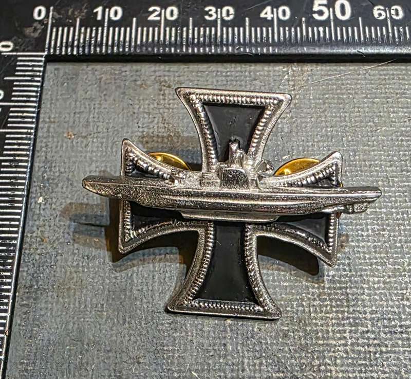 POST WAR GERMAN SUBMARINE IRON CROSS BADGE