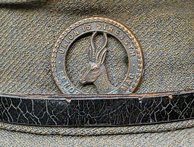 UNION DEFENCE FORCE UDF ARMY VELDT GREEN PEAK CAP