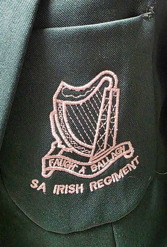 SA IRISH REGIMENTAL BLAZER