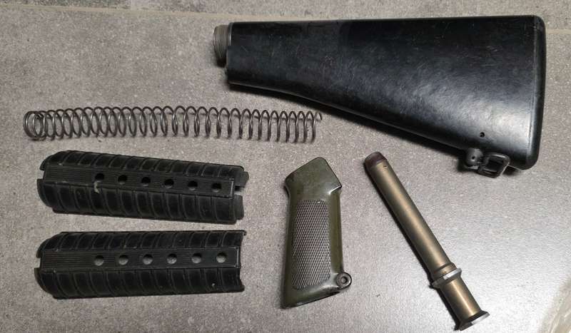ORIGINAL USA COLT M16A1 FURNITURE PARTS KIT