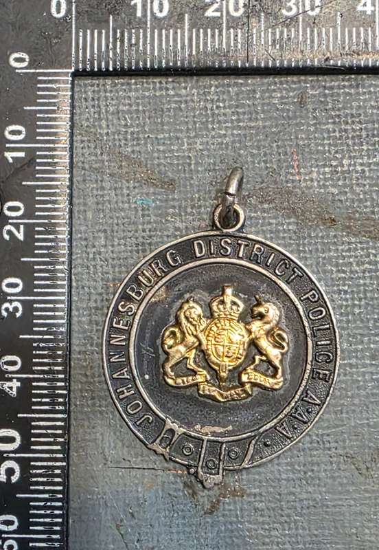 1910 JOHANNESBURG DISTRICT POLICE ATHLETIC MEDALLION