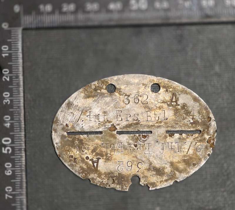 ORIGINAL WW2 GERMAN INFANTRY DOG-TAG