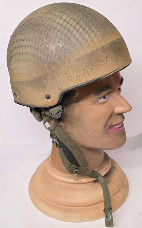 British Army Kevlar Helmet With Scrim, Afghanistan War