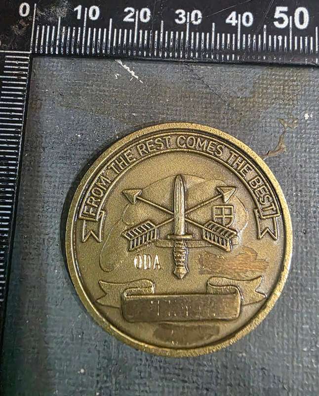 USA 3rd SPECIAL FORCES ODA CHALLENGE COIN AFRICA