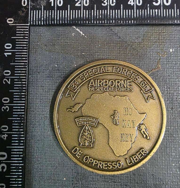USA 3rd SPECIAL FORCES ODA CHALLENGE COIN AFRICA