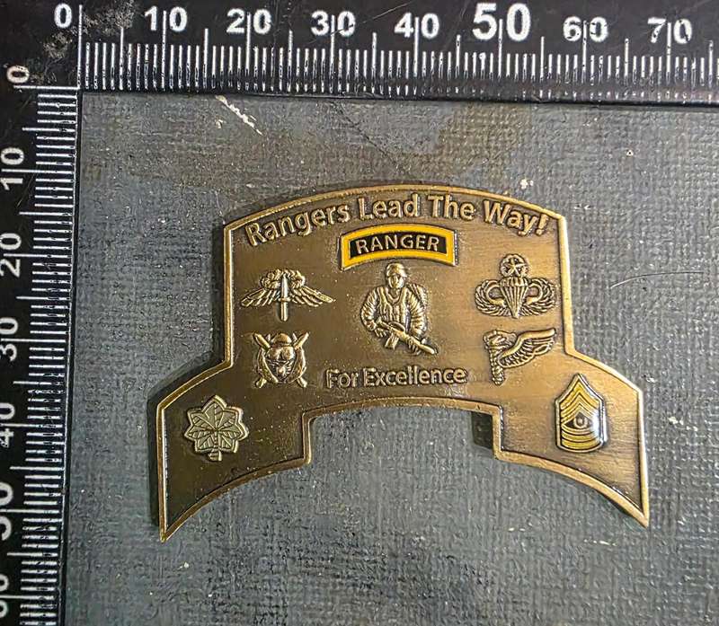 USA RANGER CHALLENGE COIN
