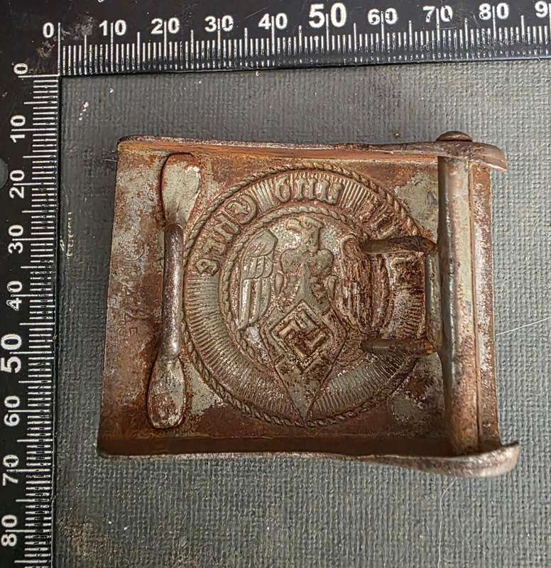 WW2 ORIGINAL HY BELT BUCKLE
