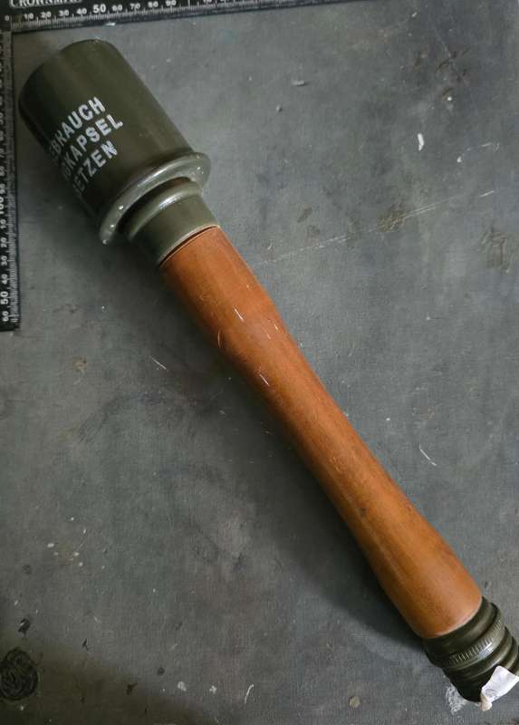 WW2 GERMAN DUMMY HAND GRENADE MOVIE USE/REENACTORS
