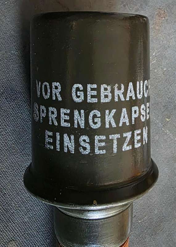 WW2 GERMAN DUMMY HAND GRENADE MOVIE USE/REENACTORS