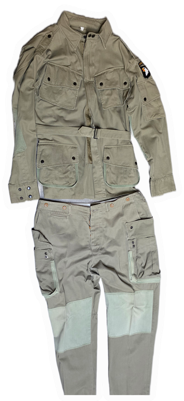 USA WW2 Re-Enactor 101 Airborne Reinforced Jump Jacket and Pants
