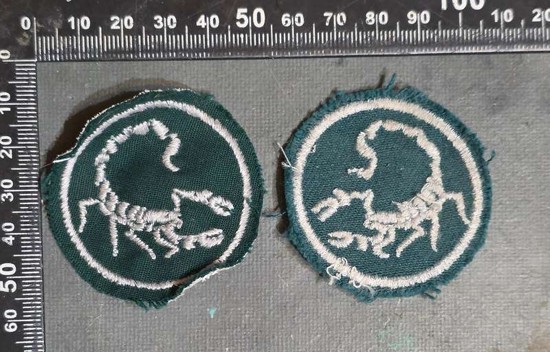HUNTER GROUP FACING SET CLOTH PATCHES