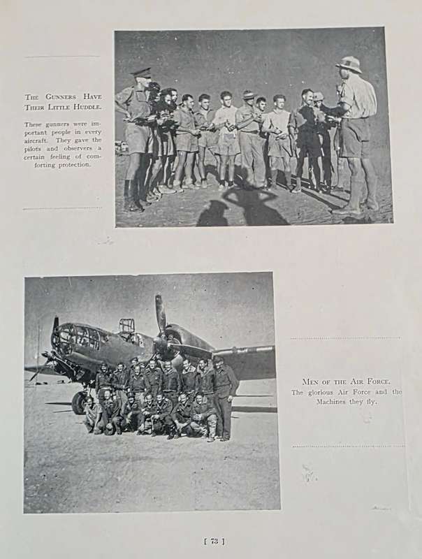 WW2. SAAF 12 Bomber Squadron, Theirs Is The Glory Book & Sweetheart Badge