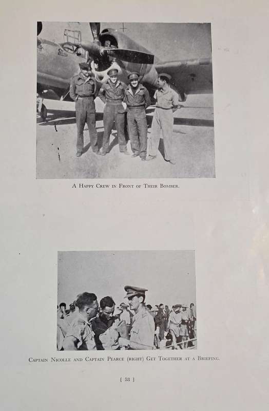 WW2. SAAF 12 Bomber Squadron, Theirs Is The Glory Book & Sweetheart Badge