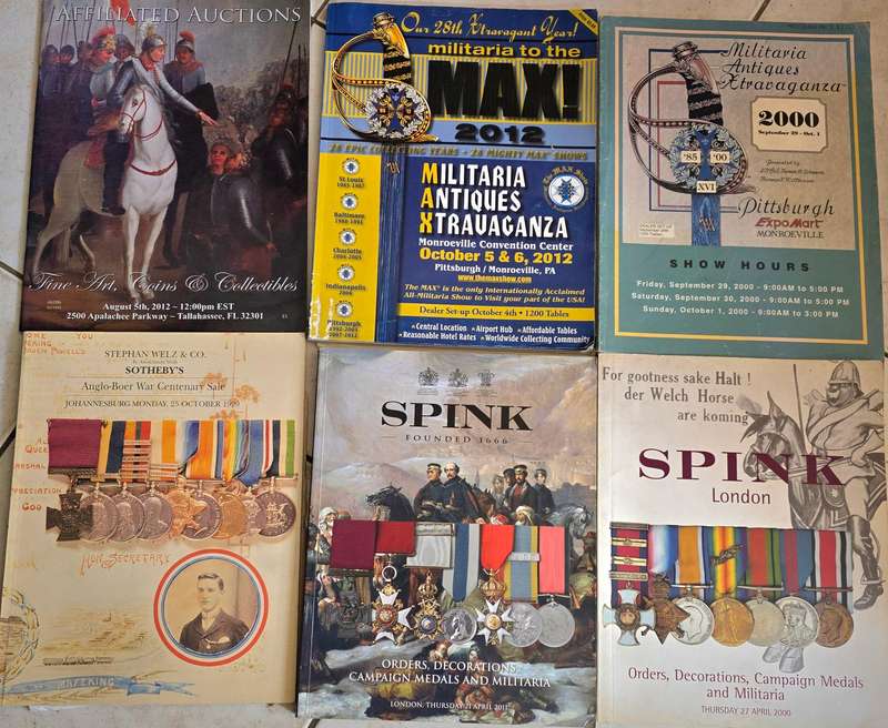 Military auction catalogue lot