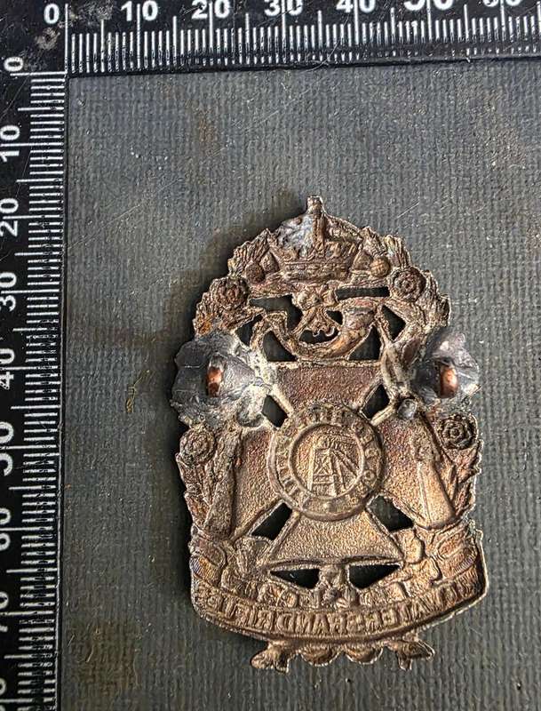 WW2 UDF WITWATERSRAND RIFLES BADGE SET