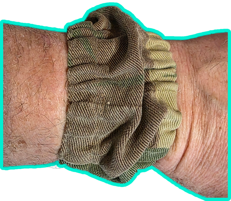 ORIGINAL RHODESIAN ARMY CAMO WATCH WRIST STRAP COVER