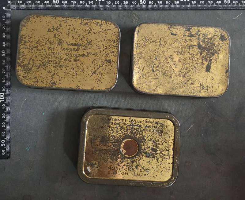WW2 RAF PILOT & CREW SURVIVAL RATION TIN LOT